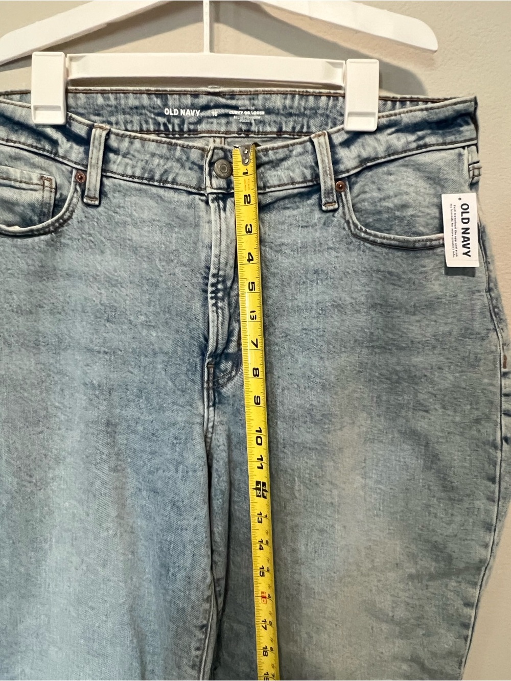 Old Navy Curvy OG Loose High-Rise Women’s Jeans - Picture 7 of 11
